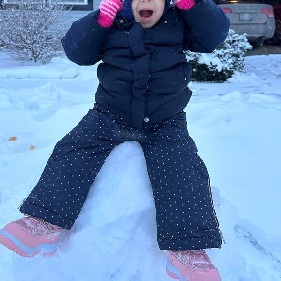 Baby Gap | 2 Piece Navy Blue Snow Suit and Jacket | Size 2 Years - Picture 1 of 14